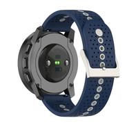 Cinturino colorato da 22 mm per orologio Suunto Race S Blue + Grey