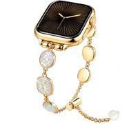 Cinturino compatibile con Apple Watch da 38 mm, 40 mm, 41 mm, 42 mm, 44 mm, 45 mm, 46 mm, 49 mm, da donna, elegante cinturino regolabile per iWatch Series 10 9 8 7 6 5 4 3 2 1 SE Ultra