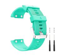 Cinturino Compatibile con Garmin Forerunner 35/30, 22mm Silicone Cinturino per Garmin Approach S10 con 2 cacciaviti e 6 viti (Verde menta)