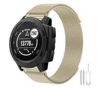 Cinturino Compatibile con Garmin Instinct 2, Maglia Milanese Regolabili Doppie Magnetiche Milanesi Cinturini in Acciaio Inossidabile per Instinct, Instinct Tactical, Instinct Tide, Instinct Solar
