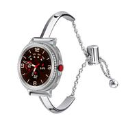 Cinturino compatibile con Samsung Galaxy Watch 8 Ultra 2/Galaxy Watch 8 40 mm 44 mm Donna 20 mm Bling Cinturini di Ricambio Metallo, 20mm, Acciaio inossidabile, Agata