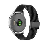 Cinturino compatibile con Withings ScanWatch Light 37, in acciaio inox, 18 mm, in metallo, per ScanWatch Light 37