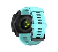 Cinturino Compatibile per Garmin instinct 22m Regolabile di Ricambio Bracciale(Anatra verde).