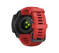 Cinturino Compatibile per Garmin instinct 22m Regolabile di Ricambio Bracciale(Fiamma rossa).