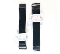 Cinturino compatibile per giochi di danza Switch come Zumba Burn It Up e Ring Fit Adventure, divertente e regolabile per giocatori di tutte le età (bianco)