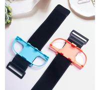 Cinturino compatibili con Nintendo swich 2/ swich1, Braccialetti per JoyCon 2 Comfor & Secure, Compatibile con Just Dance 2026/2025/2024, per Zumba Burn it Up (2 Pack) Straps for swich (Blu&Rosso)