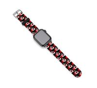 Cinturino con mappa della bandiera del Canada, compatibile con iWatch, morbido e divertente, 38 mm/40 mm, 42 mm/44 mm, 42mm/44mm, Silicone, Nessuna pietra preziosa