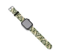 Cinturino con motivo mimetico, compatibile con iWatch, morbido e divertente, 38 mm/40 mm, 42 mm/44 mm, 38mm/40mm, Silicone, Nessuna pietra preziosa