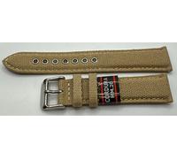 CINTURINO CORDURA WATER PROOF FORI CON RINFORZO IN METALLO 18-20-22mm KHAKI
