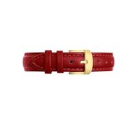 Cinturino da 14mm il nuovo orologio Adatto for Garmin Lily2 Bracciale con fibbia in metallo da donna in vera pelle(Red-gold,For Lily2)