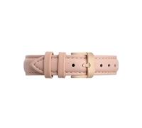 Cinturino da 14mm il nuovo orologio Adatto for Garmin Lily2 Bracciale con fibbia in metallo da donna in vera pelle(Light pink-rose gold,For Width 14mm)