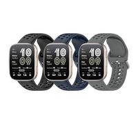 Cinturino da 22 mm per Amazfit Bip Max/Bip 6/Bip 5/Bip 5 Unity/Cheetah/Cheetah Pro/Balance 3 2 1, cinturino in silicone per Amazfit GTR 4/GTR 3/GTR 3 Pro/GTR 2e/GTR 2 eSIM/GTR 47 mm, Medium, Silicone