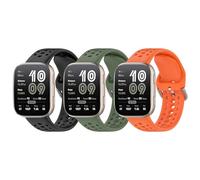 Cinturino da 22 mm per Amazfit Bip Max/Bip 6/Bip 5/Bip 5 Unity/Cheetah/Cheetah Pro/Balance 3 2 1, cinturino in silicone per Amazfit GTR 4/GTR 3/GTR 3 Pro/GTR 2e/GTR 2 eSIM/GTR 47 mm, Medium, Silicone