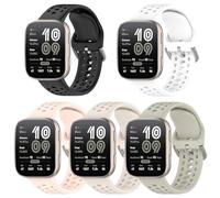 Cinturino da 22 mm per Amazfit Bip Max/Bip 6/Bip 5/Bip 5 Unity/Cheetah/Cheetah Pro/Balance 3 2 1, cinturino in silicone per Amazfit GTR 4/GTR 3/GTR 3 Pro/GTR 2e/GTR 2 eSIM/GTR 47 mm, Medium, Silicone