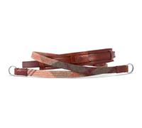 Cinturino da collo originale Leica Lifestyle in pelle marrone / tessuto a qua...