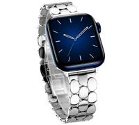 Cinturino da Donna con Design Alloro compatibile con Apple Watch 38mm 40mm 41mm 42mm 44mm 45mm 46mm 49mm, Cinturini Elegante in Metallo per iWatch Ultra 1/2/3 SE Serie 11 10 9 8 7 6 5 4 3