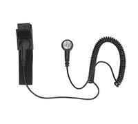 Cinturino da Polso a Prova di elettricità Statica Braccialetto Antistatico Regolabile Braccialetto ESD con Filo di Messa a Terra 5,9 Piedi (Nero)