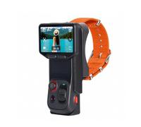 Cinturino da polso di montaggio per Insta360 Luna Ultra Remote Controller indossabile supporto con multi-angolo regolabile Wristband per la prima persona POV di ripresa (Standard Orange)