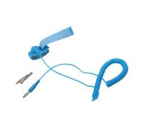 Cinturino da polso ESD Control con resistenza di 0,1 Ohm e filo di terra a spirale da 2,0 m per un drenaggio statico costante nelle linee di montaggio