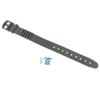 Cinturino Da Polso In Elastomero Per Suunto SK-7 SK-8 SM-16 Subacquea, Nero