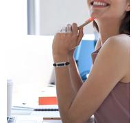 Cinturino da polso in silicone per Google Fitbit Air, catena lunga 20,7 cm, cinturino di ricambio con custodia protettiva, cinturino per fitness tracker per uso quotidiano in ufficio