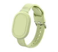 Cinturino da polso in silicone, per Xiaomi, morbido e delicato sulla pelle, con custodia protettiva, supporto per dispositivo anti-perdita, per la sicurezza dei bambini, (verde)