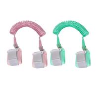 Cinturino da polso per bambino, imbracatura di sicurezza, borsa | cinturino elastico con cavo di blocco + borsa, collegamento | protezione da passeggio esterno anti-perdita per bambini