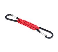 Cinturino da polso per fotocamera anti-smarrimento Corda da paracadute con moschettone Bracciale a mano Accessorio esterno regolabile per arrampicata Cinturino da polso per fotocamera anti-smarrimento