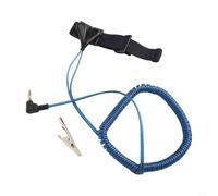Cinturino da polso regolabile ESD con connettore in acciaio inossidabile per riparazione elettronica ed efficace rimozione dell'elettricità statica