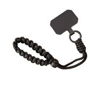 Cinturino da polso universale regolabile intrecciato a mano for cellulare, comodo e anticaduta, for sport all'aria aperta(Black)