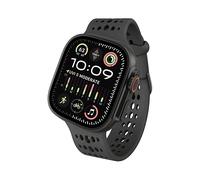 Decoded Silicone Ares O Strap for Apple Watch 44/46/49mm Black
