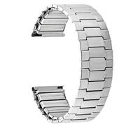 cinturino dell'orologio Bracciale universale a sgancio rapido con cinturino in acciaio inossidabile elastico da 22 mm for uomo e donna(Silver)