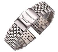 Cinturino dell'orologio cinturini for orologi in acciaio inossidabile, cinturino for orologio da 20 mm, 22 mm, 24 mm, da donna e da uomo, cinturino for orologio in metallo massiccio color argento, acc