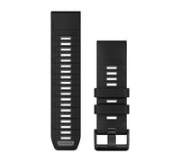 Garmin Quickfit 26 Mm Silicone Strap Nero Black / Pebble Gray