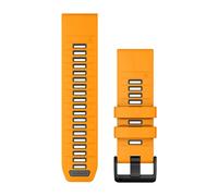 Garmin Quickfit 26 Mm Silicone Strap Arancione Spark Orange / Graphite
