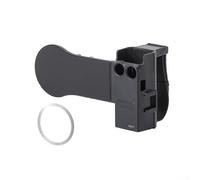 Cinturino di espansione per DJI per osmo Pocket 3 con doppi supporti per slitta fredda, telaio in plastica siliconica anti-goccia per accessori per fotocamera, riprese e vlogging, nero (nero)