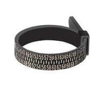 Cinturino di misurazione per anelli, misuratore riutilizzabile | Strumento di misurazione per gioielli e anelli, misura delle dita, nastro portatile per misurare la circonferenza delle dita, Refer to
