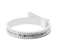 Cinturino di misurazione per anelli, misuratore riutilizzabile | Strumento di misurazione per gioielli e anelli, misura delle dita, nastro portatile per misurare la circonferenza delle dita, Refer to