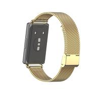 Cinturino di ricambio compatibile con Huawei Band 11, in acciaio inox e metallo, per Huawei Band 11 Pro, uomini e donne, Eine Grösse, Gemma, Senza pietre preziose
