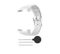 Cinturino di ricambio compatibile con Polar M400/M430, cinturino di ricambio per orologio Polar M400/M430, per smartwatch da uomo e da donna,bianco