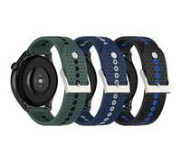 Cinturino di ricambio compatibile con Withings ScanWatch da 42 mm, cinturino per orologio Withings Steel HR da 40 mm, acciaio HR Sport da 40 mm (confezione da 3)