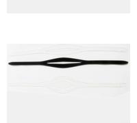 Cinturino di ricambio flessibile in silicone per occhiali da immersione, compatibile con la maggior parte degli occhiali da snorkeling e immersioni, per l'uso in nuoto e sport acquatici (nero, S)
