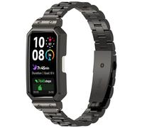 Cinturino di ricambio in acciaio inossidabile compatibile con Huawei Band 10/9/8, cinturino di ricambio in metallo per business, Misura unica, Acciaio inossidabile, Nessuna pietra preziosa