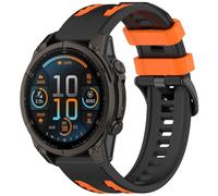 Cinturino di ricambio in silicone a montaggio rapido compatibile con Garmin Fenix 8 Pro 47 mm/Fenix8 47 mm/Fenix E/Approach S70 47 mm, S62, S60/Instinct3, 2, E, cinturino morbido sportivo di ricambio