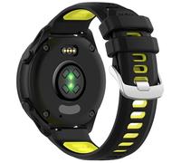 Cinturino di ricambio in silicone bicolore compatibile con Garmin Forerunner 170/170 Music/70, traspirante, sportivo, impermeabile, accessorio da polso, One Size, Silicone, Non pietra preziosa