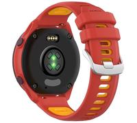 Cinturino di ricambio in silicone bicolore compatibile con Garmin Forerunner 170/170 Music/70, traspirante, sportivo, impermeabile, accessorio da polso, One Size, Silicone, Non pietra preziosa