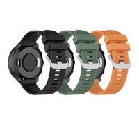Cinturino di ricambio in silicone per Garmin Forerunner 55/165/245/645 Music,Vivoactive 6/vivoactive 5/vivoactive 3/vivomove 3, 20 mm per Garmin Venu SQ/Venu SQ 2/Venu 2 Plus, Mittelgroße, Silicone