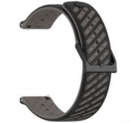 Cinturino di ricambio in silicone per Suunto Race 2 Vertical 9 Peak Pro, 22 mm, morbido, traspirante, sportivo, nero, blu, grigio, arancione, marrone, bianco (grigio)