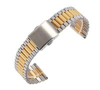 Cinturino di Ricambio Luxury 12/14/16/18 / 20mm Link Solid Link in acciaio inox cinturino da 24 mm Pieghevole Chiusura Sicurezza Sicurezza Cinturino Sostituzione del braccialetto Per Cinturino da Uomo