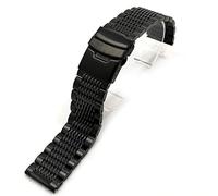 Cinturino di Ricambio Luxury 22/20 / 24mm Link Solido Acciaio inossidabile Acciaio inossidabile Band Pieghevole Chiusura for chiusura for chiusura cinturino Sostituzione del braccialetto Per Cinturino